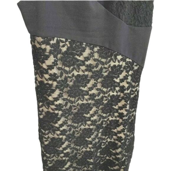 Free People Women's Mini Dress XS Bodycon Lower East Side Floral Lace Sleeveless - Picture 5 of 7